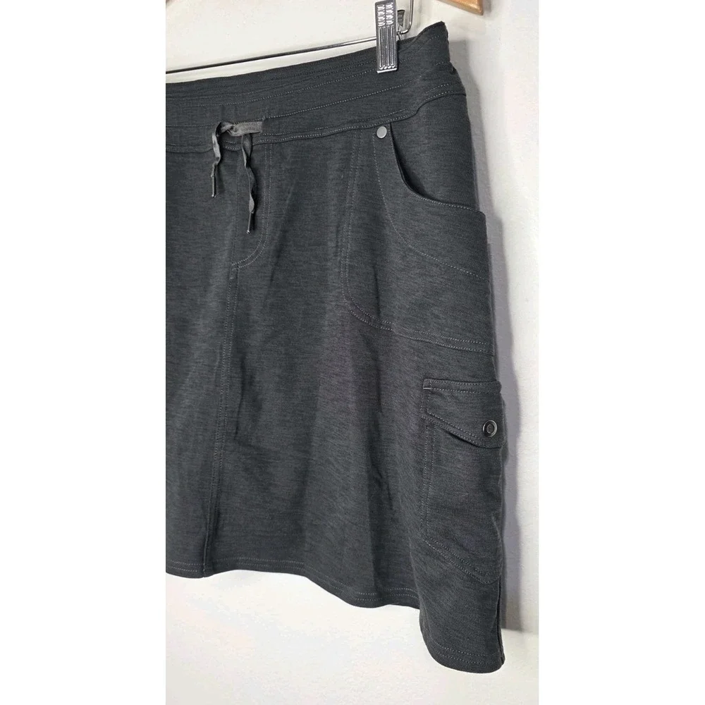 New Kuhl Women L Pull On Skort Grey Outdoor Athletic Hike Camp Gorpcore‎ Sport